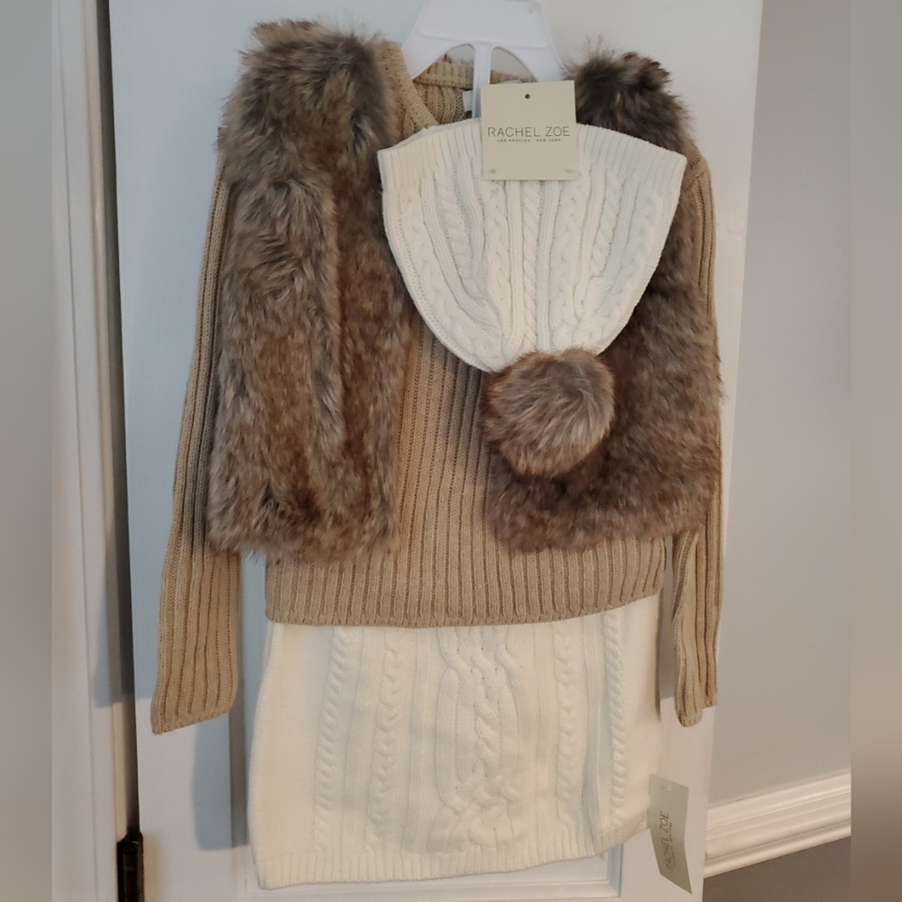 Rachel Zoe 4 piece skirt set toddler size 3t bnwt